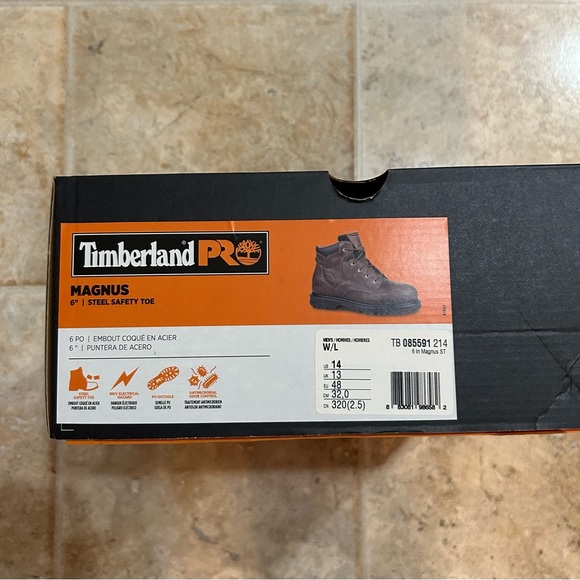 Timberland Pro Steel Safety Toe Boots (NIB) - Picture 9 of 12